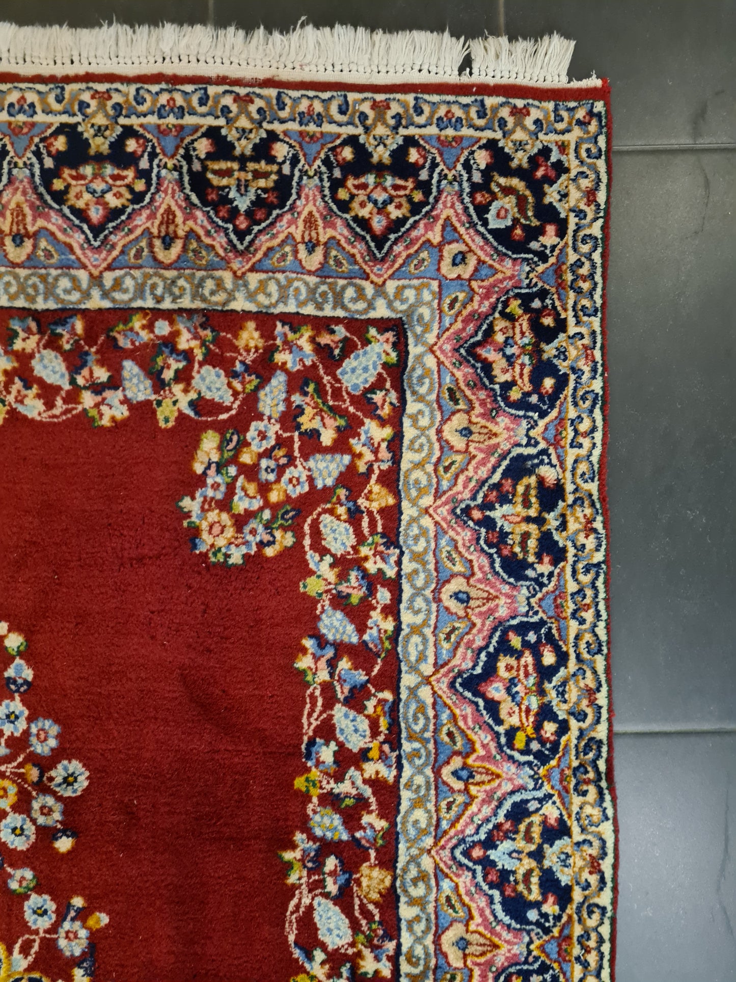 Perserteppich Orientteppich Handgeknüpfter Teppich Kirman Laver 234x135cm