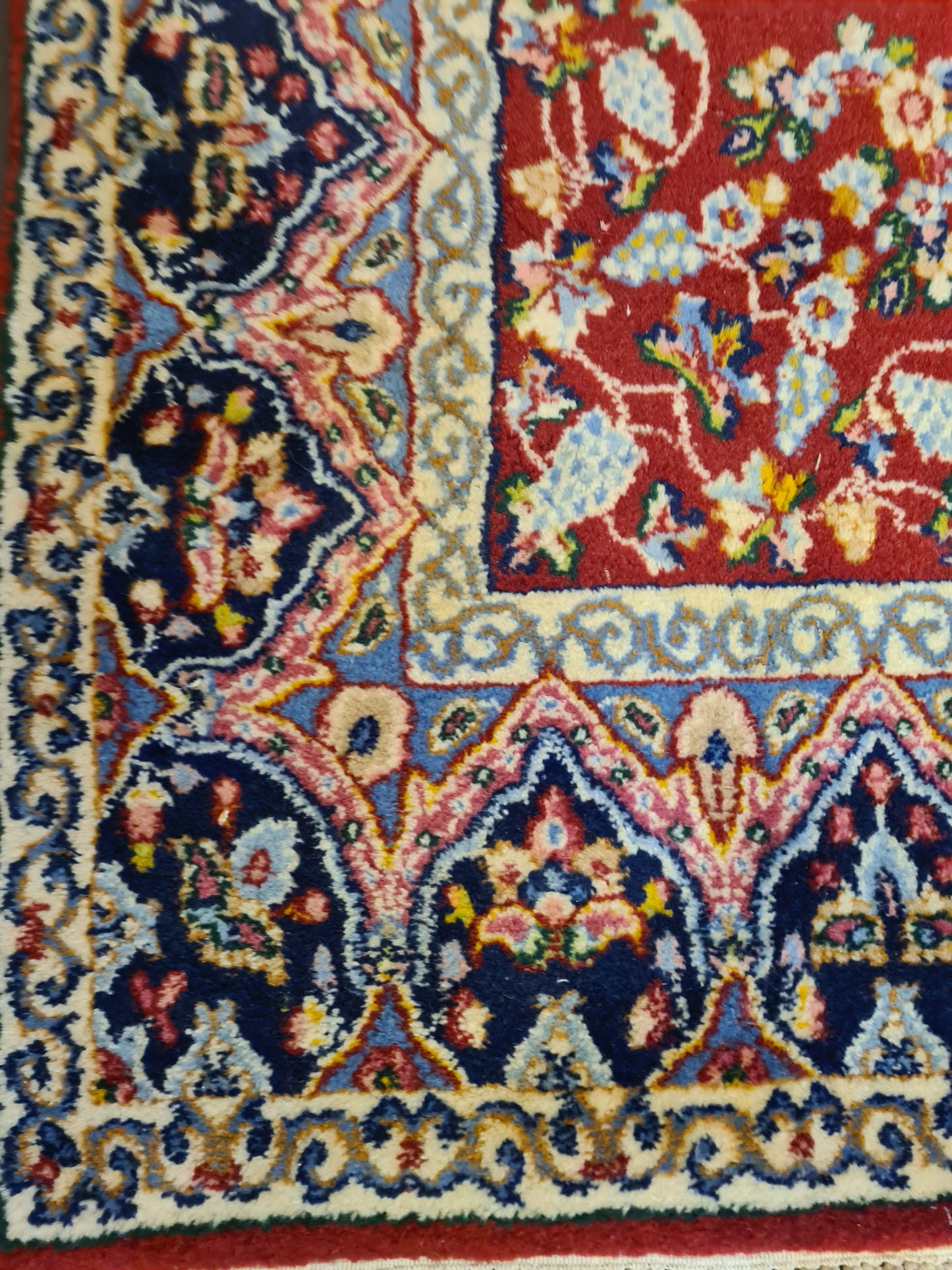 Perserteppich Orientteppich Handgeknüpfter Teppich Kirman Laver 234x135cm