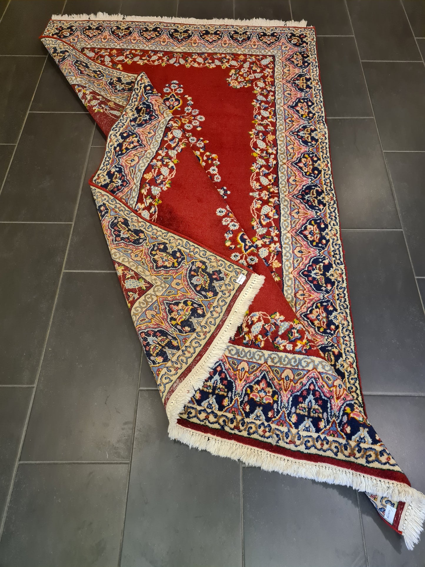 Perserteppich Orientteppich Handgeknüpfter Teppich Kirman Laver 234x135cm