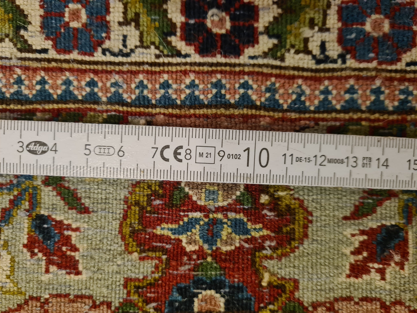 Perserteppich Orientteppich Handgeknüpfer Teppich Keshan Kork 179x125cm