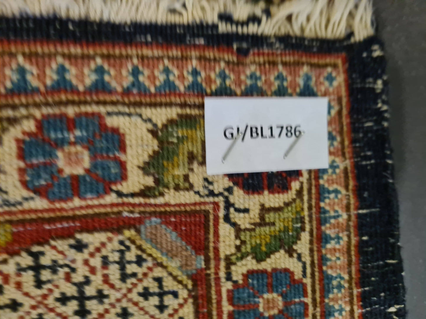 Perserteppich Orientteppich Handgeknüpfer Teppich Keshan Kork 179x125cm