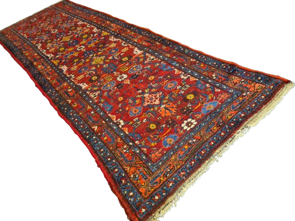 Perserteppich Orientteppich Handgeknüpfter Teppich Malaya antik 298x103cm