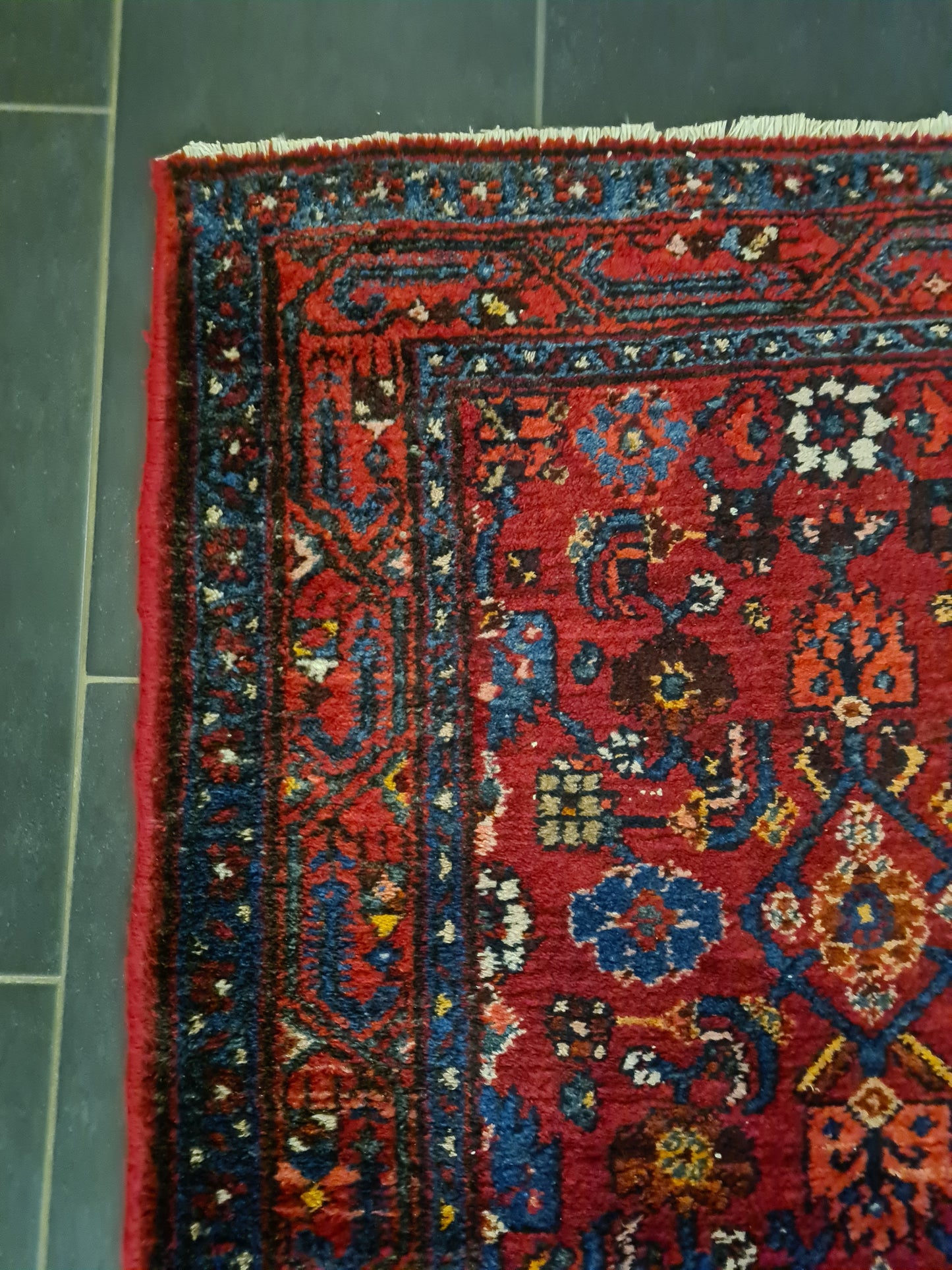 Perserteppich Orientteppich Handgeknüpfter Teppich Malaya antik 298x103cm