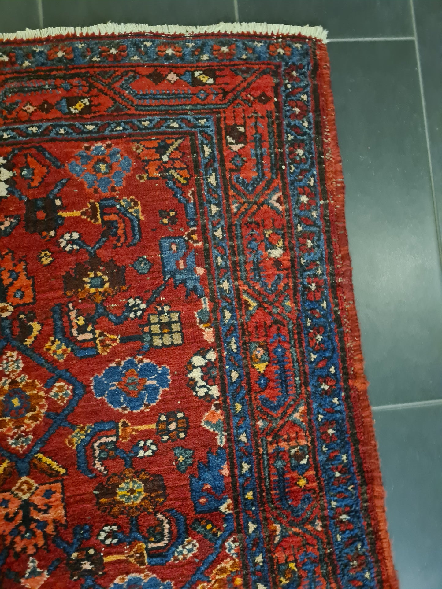 Perserteppich Orientteppich Handgeknüpfter Teppich Malaya antik 298x103cm
