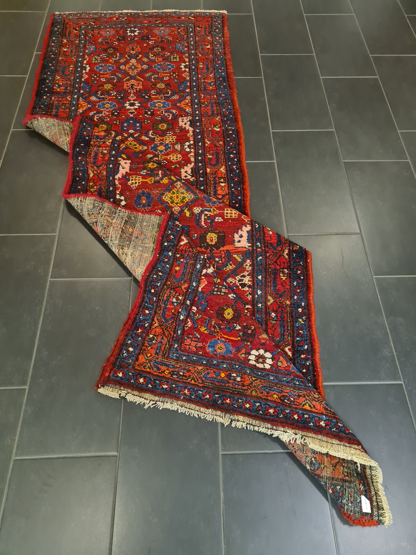 Perserteppich Orientteppich Handgeknüpfter Teppich Malaya antik 298x103cm