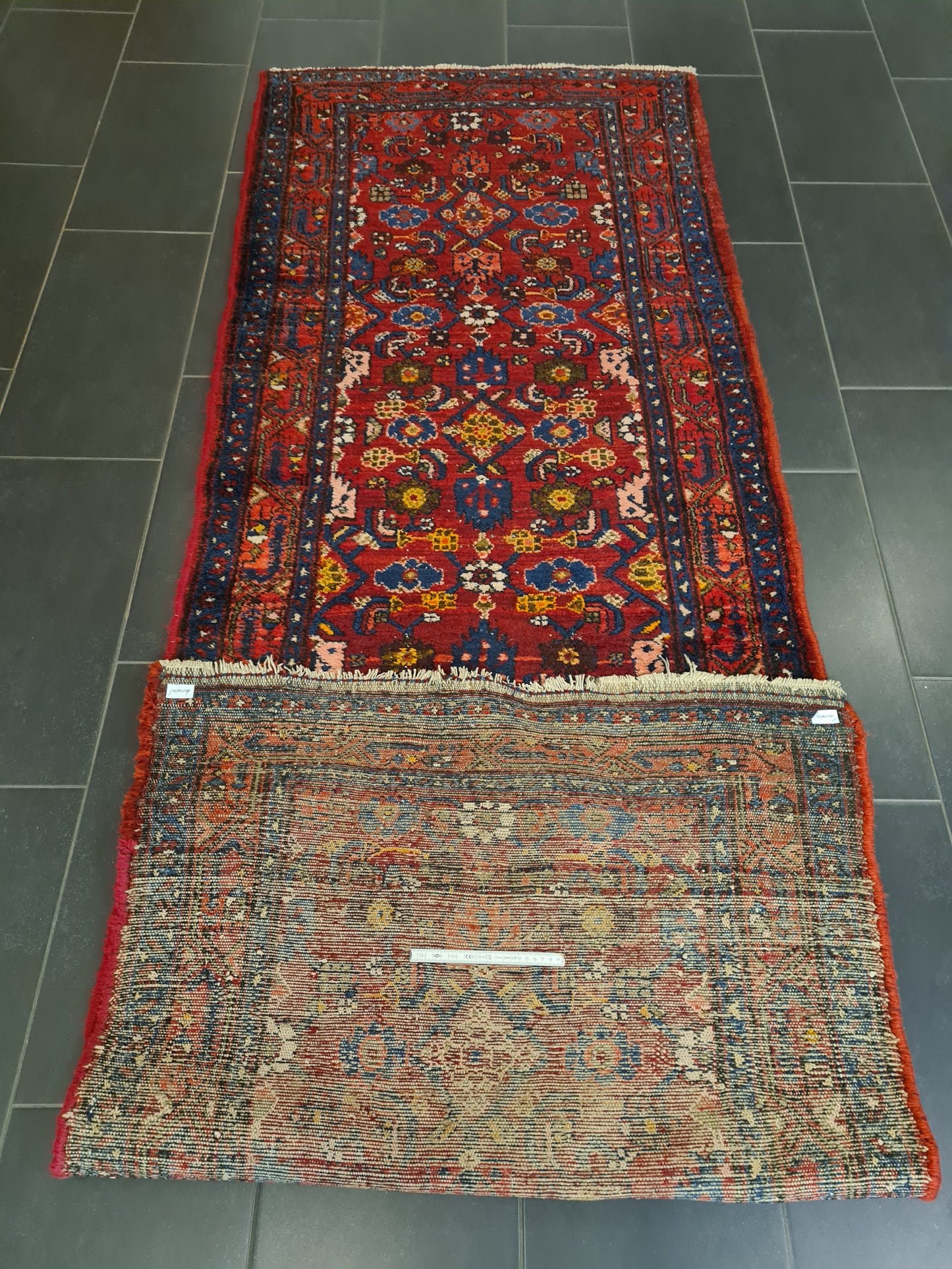 Perserteppich Orientteppich Handgeknüpfter Teppich Malaya antik 298x103cm