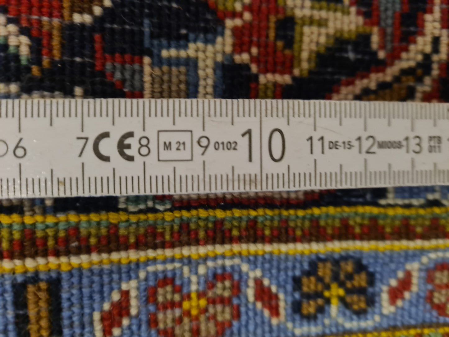 Perserteppich Orientteppich Handgeknüpfer Teppich Keshan Kork 220x143cm