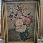 Europäische Schule (XX) Ölgemälde Handsigniert Blumenstillleben 46x36cm