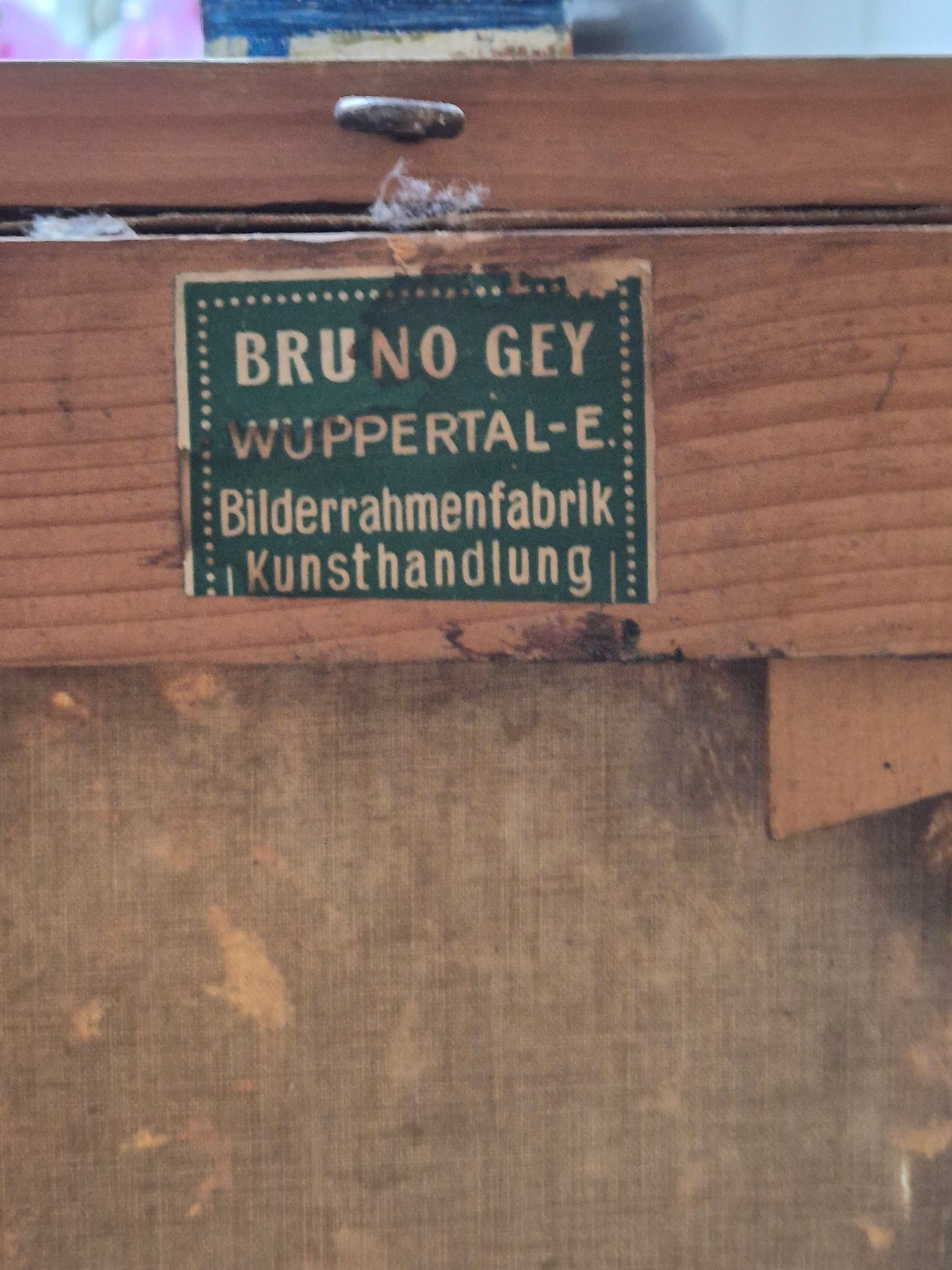 Europäische Schule (XX) Ölgemälde Handsigniert Blumenstillleben 46x36cm