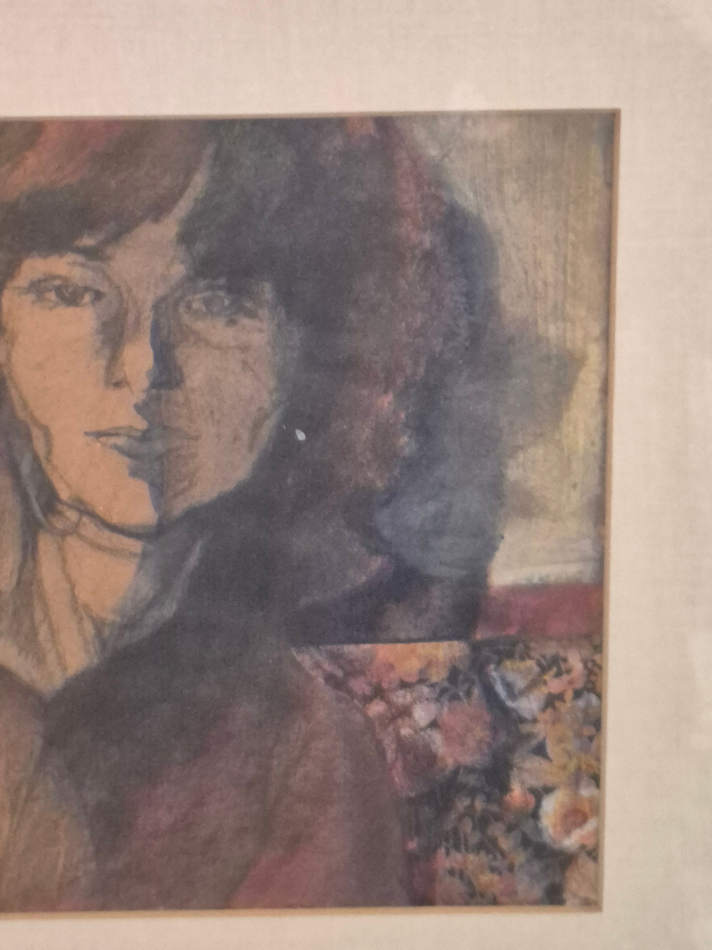 Mischtechnik Europäische Schule (XX) Portrait Charmante Junge Frau