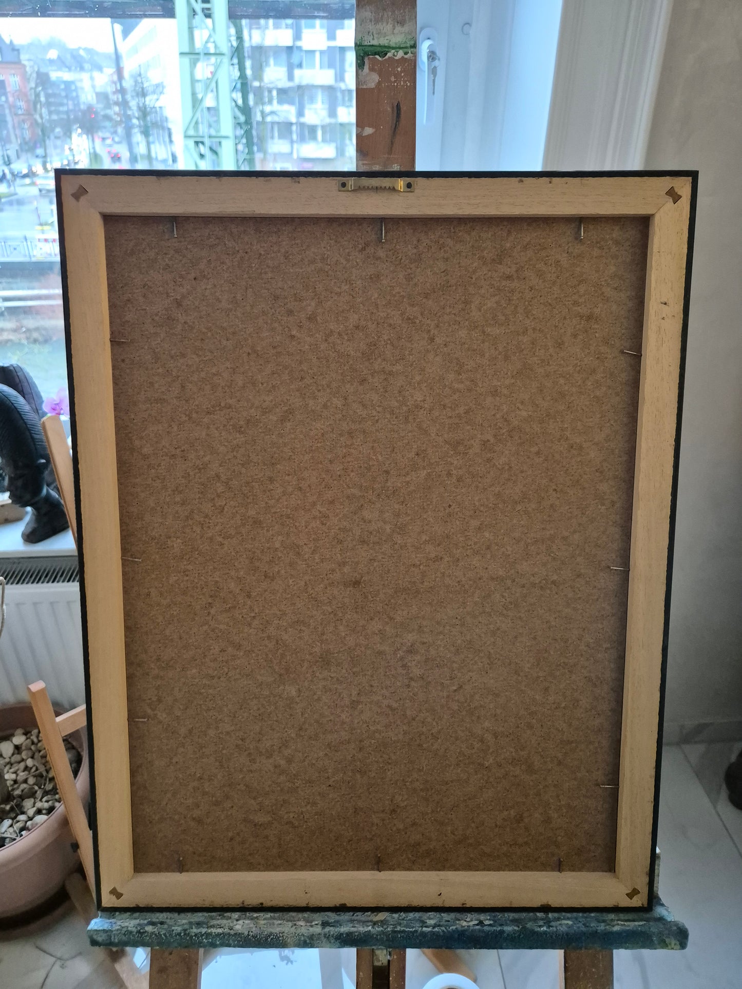 Düsseldorfer Schule (XX) Zeichnung Skizze Collage Augenklappe