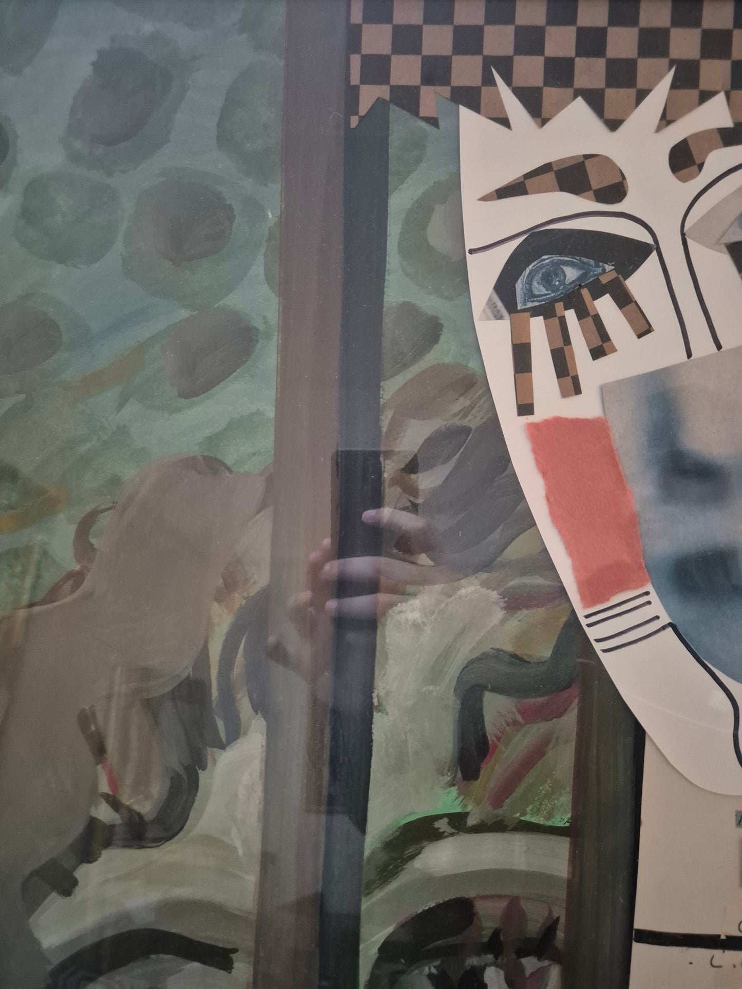 Marie Christine Pont (XX) Mischtechnik Collage Streetart Paris Typografie