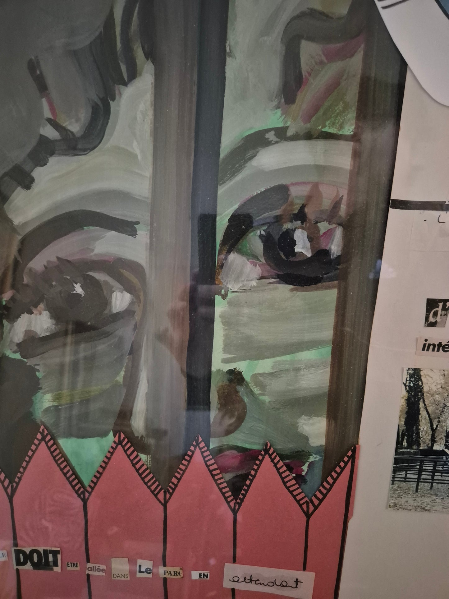 Marie Christine Pont (XX) Mischtechnik Collage Streetart Paris Typografie