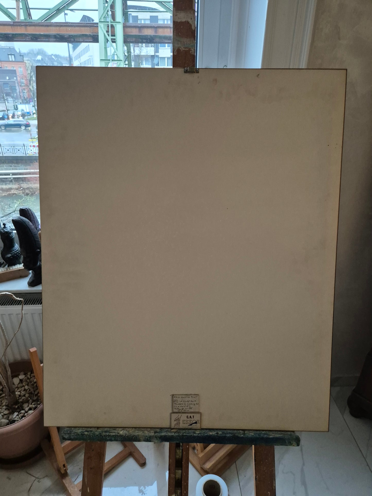 Marie Christine Pont (XX) Mischtechnik Collage Streetart Paris Typografie