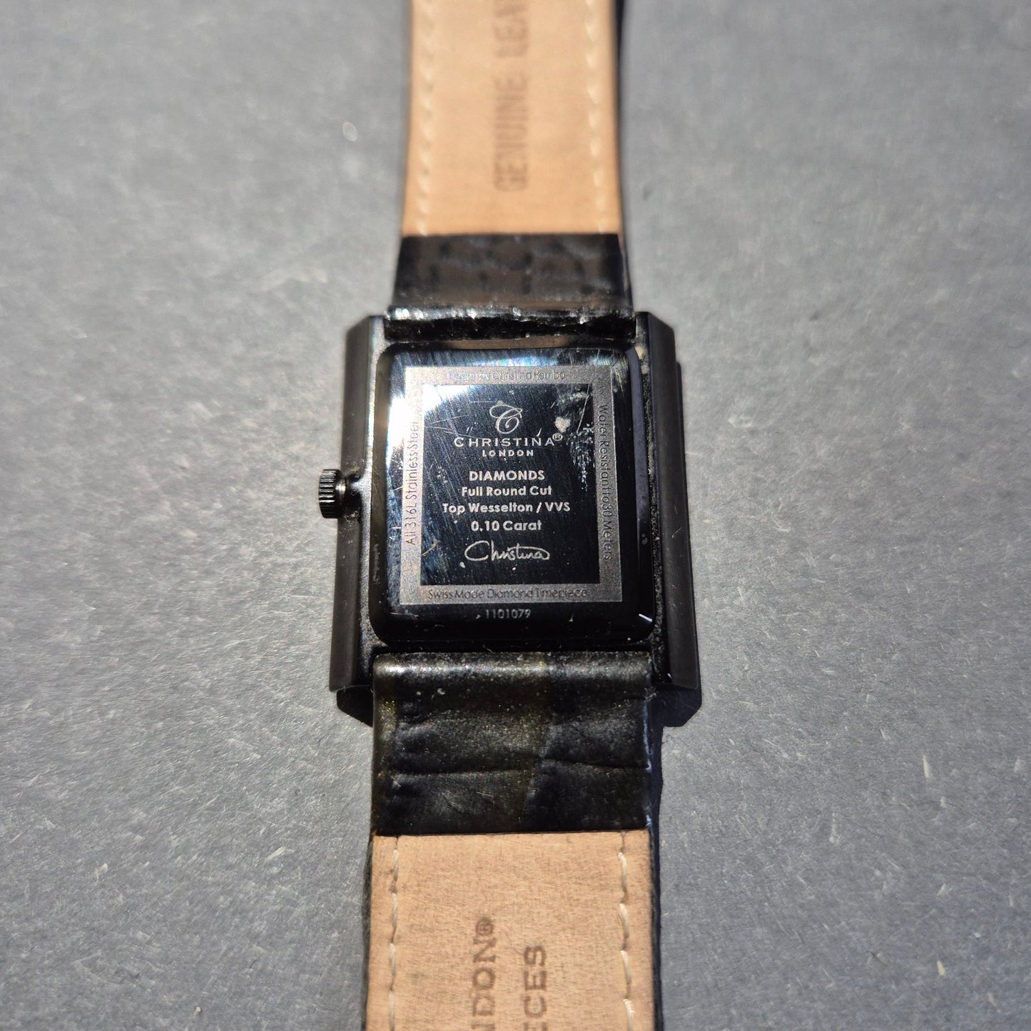 Christina London Damenarmbanduhr – Eleganz mit echten Diamanten