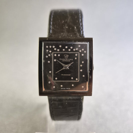 Christina London Damenarmbanduhr – Eleganz mit echten Diamanten
