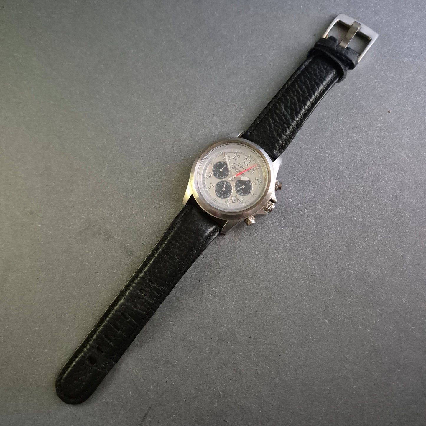 Firebird Herren-Chronograph – Robuste Sportuhr mit Lederarmband