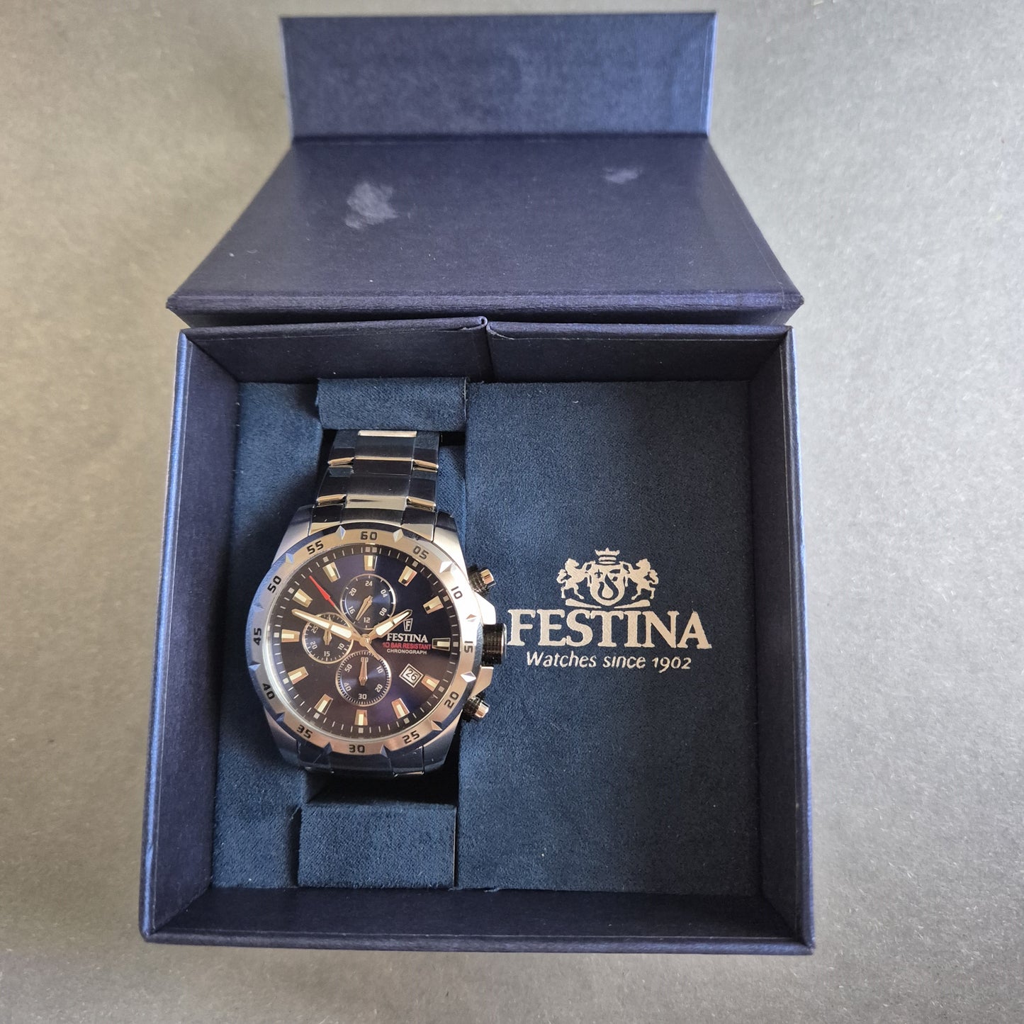 Sportlicher Festina Herren-Chronograph – Robustes Design mit Edelstahlgehäuse