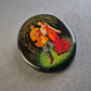 Handbemalte russische Brosche – Kunstvolles Vintage-Accessoire