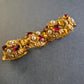 Antikes Armband mit floralen Details – Goldene Eleganz mit Perlen & Rubinen