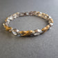Elegantes Bicolor-Armband mit Zirkonia – Stilvolle Kombination aus Gold & Silber