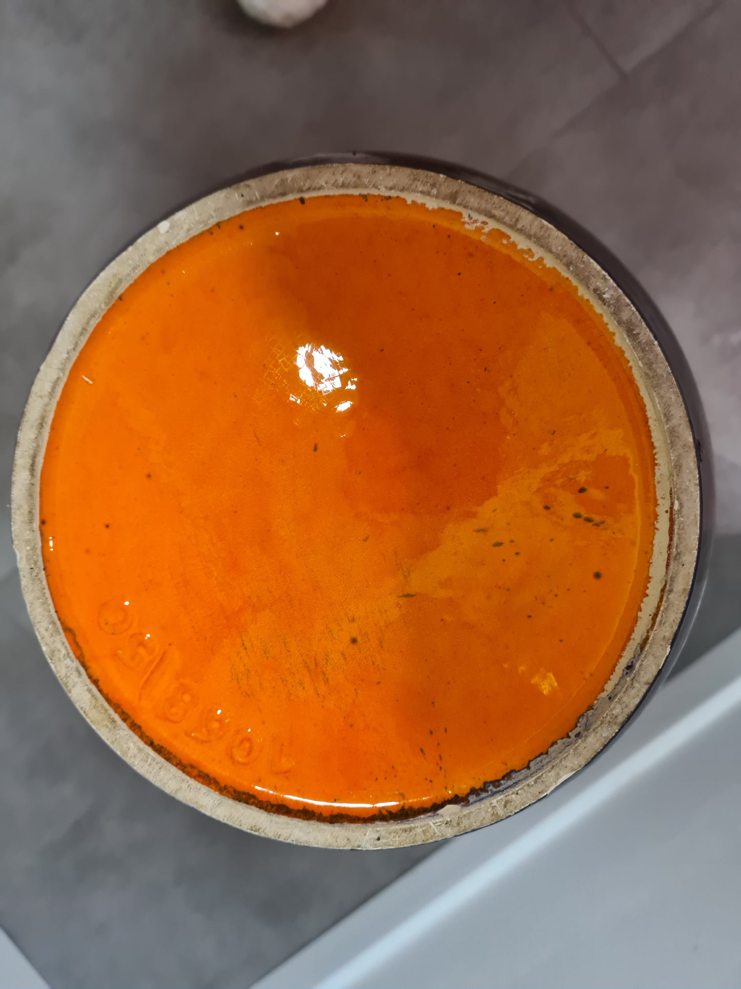 Ü-Keramik Vase Uebelacker Mid-Century Vintage 52x24cm