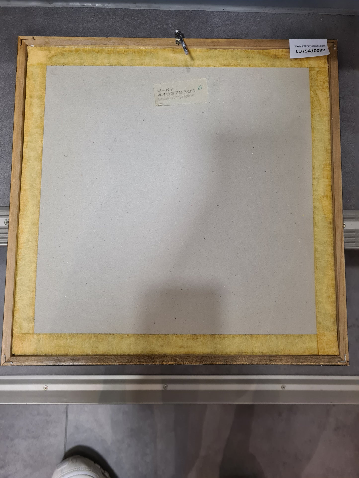 Granolitograohie Malerei 4er Set Kunstdruck 32x32cm