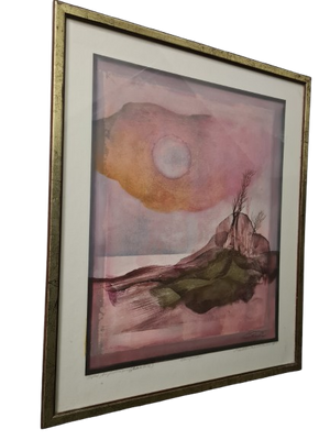 Ernst Peter Rade Original Gemälde Baumgruppe Signiert 63x53cm