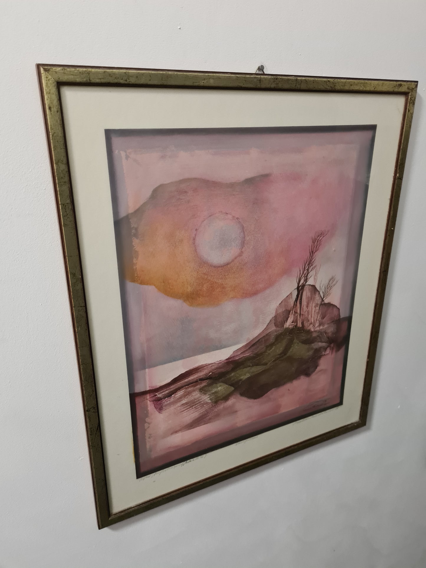 Ernst Peter Rade Original Gemälde Baumgruppe Signiert 63x53cm