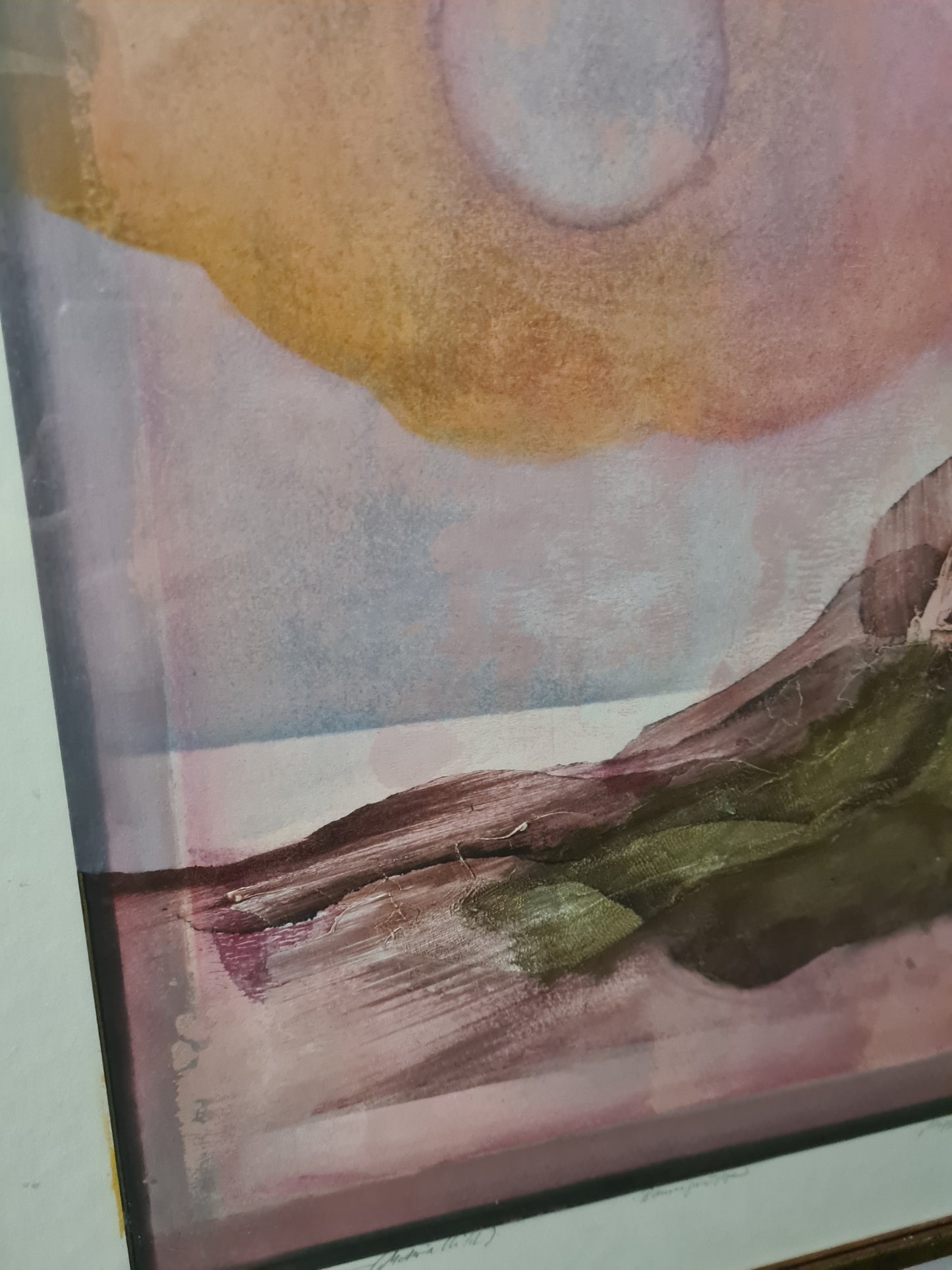 Ernst Peter Rade Original Gemälde Baumgruppe Signiert 63x53cm