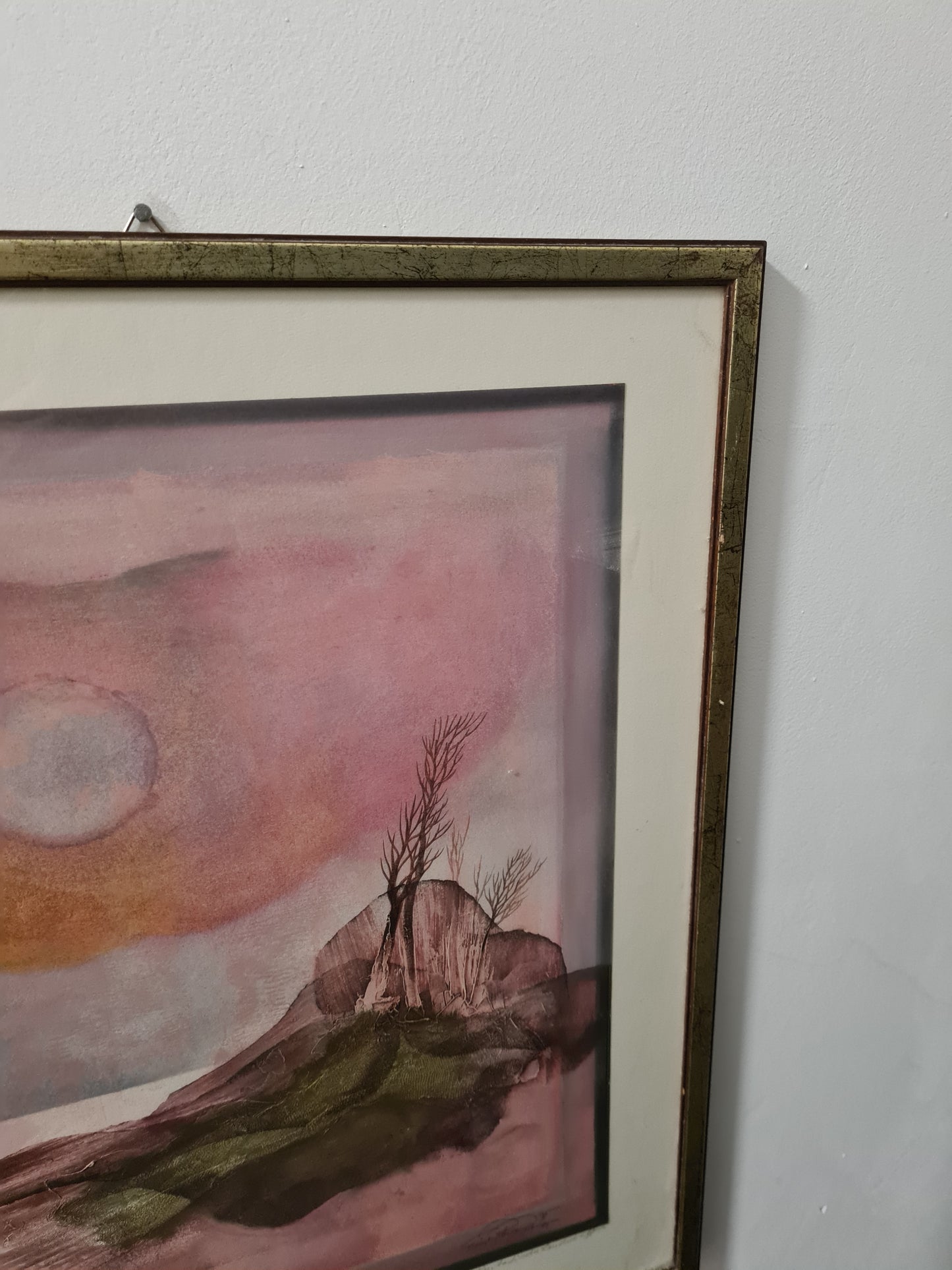 Ernst Peter Rade Original Gemälde Baumgruppe Signiert 63x53cm