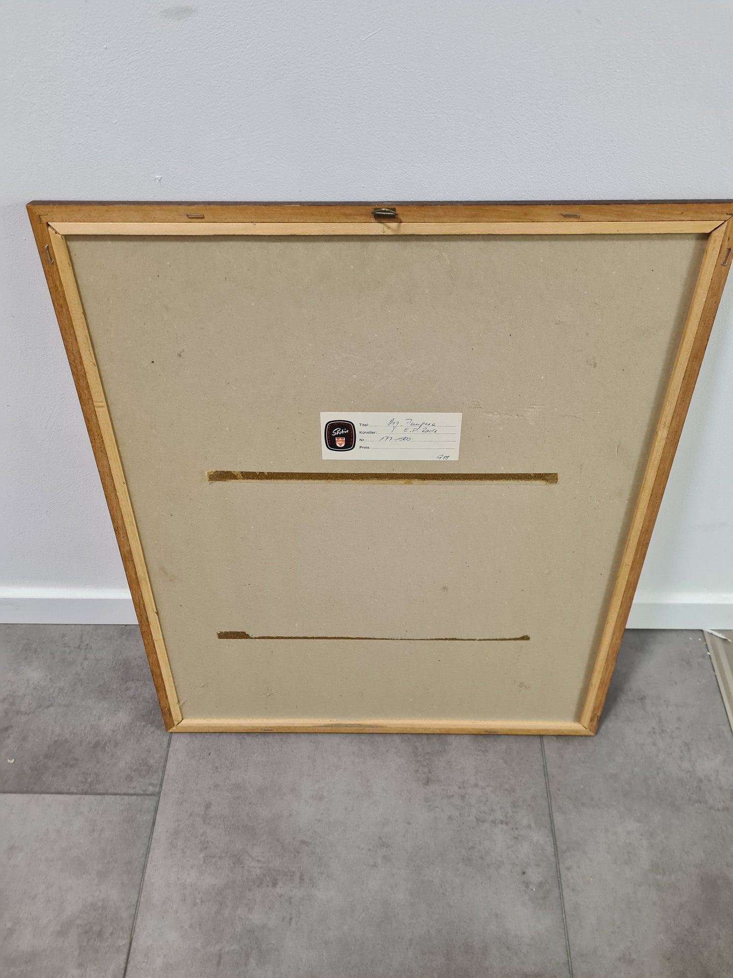 Ernst Peter Rade Original Gemälde Baumgruppe Signiert 63x53cm