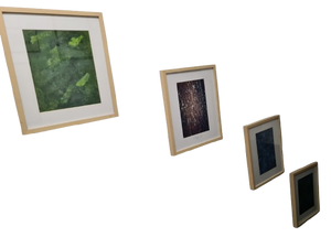 Original Grafik Landschaft Litographie 5er Set signiert gerahmt 45x36cm