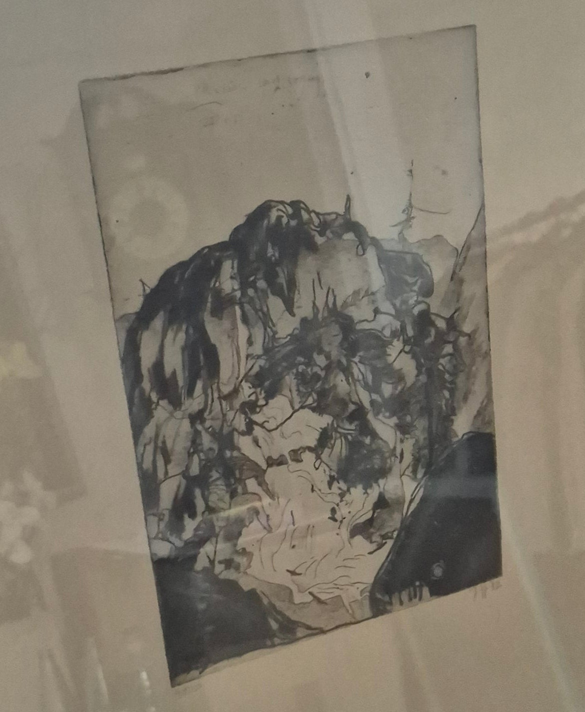 Horst Janssen (1929-1995) Kaltnadelradierung Handsigniert und Nummeriert