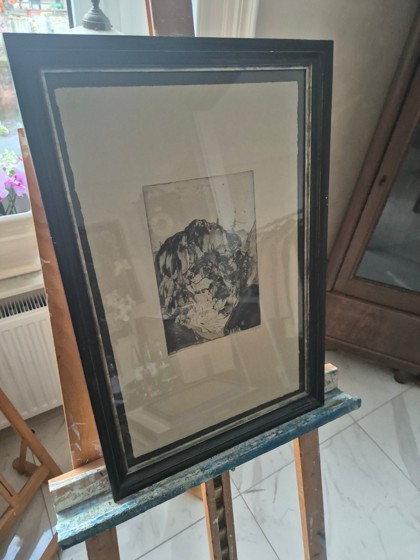 Horst Janssen (1929-1995) Kaltnadelradierung Handsigniert und Nummeriert