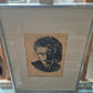 Lithographie Porträtstudie Mann Handsigniert und Nummeriert 1/10