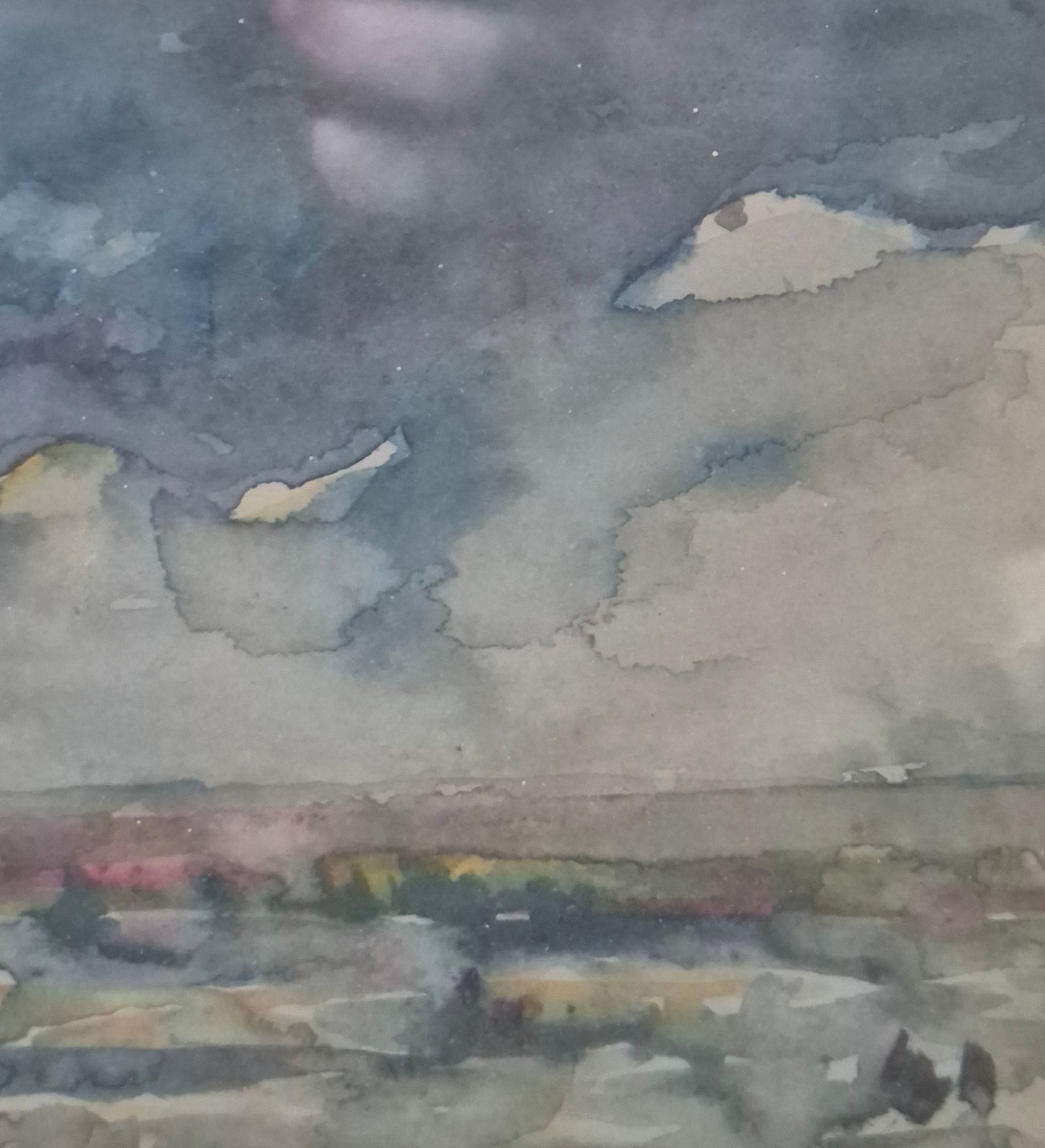 Nagel (XX) Deutsche Malerschule Wasserfarben Landschaft Borkum