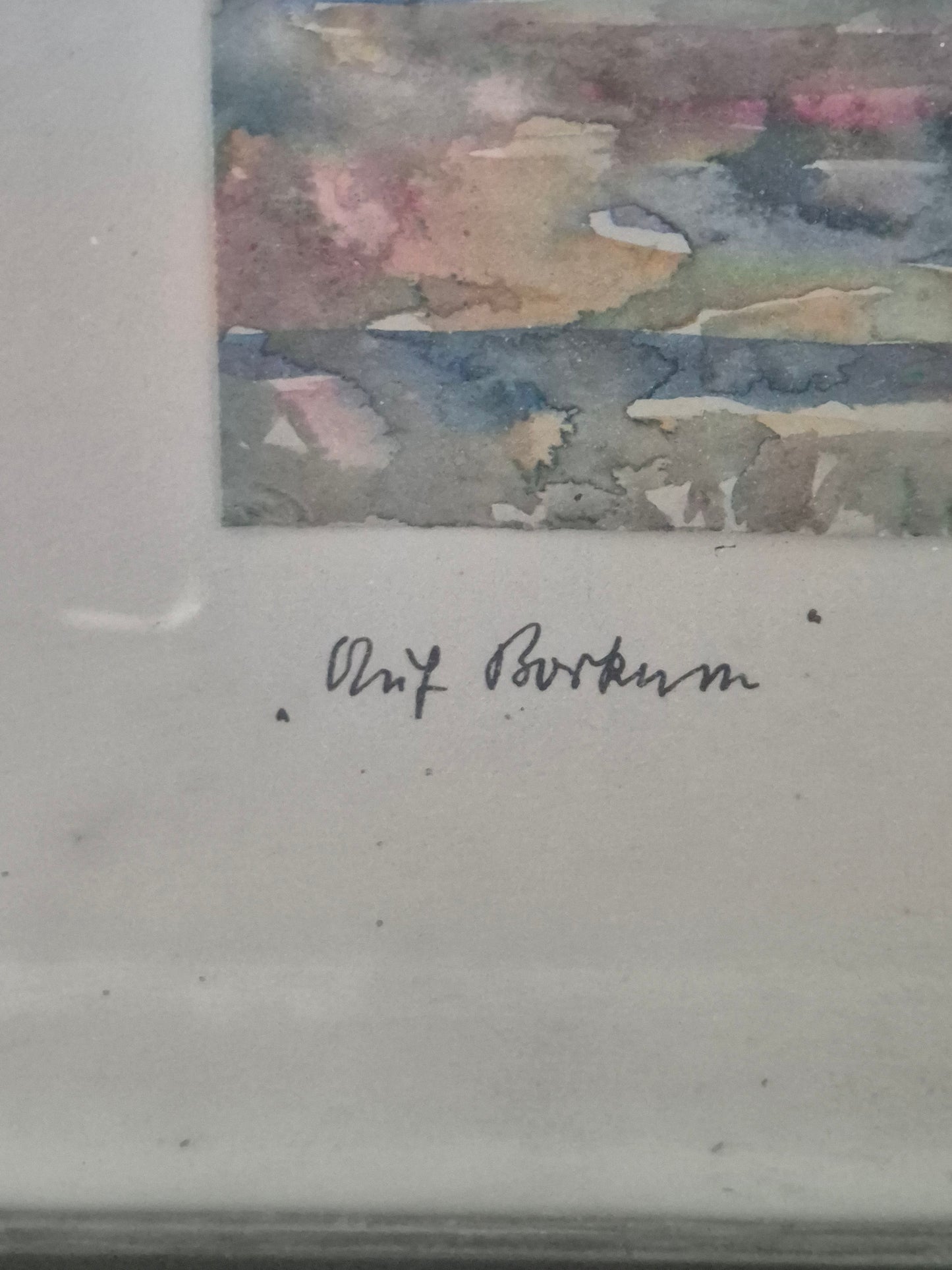 Nagel (XX) Deutsche Malerschule Wasserfarben Landschaft Borkum