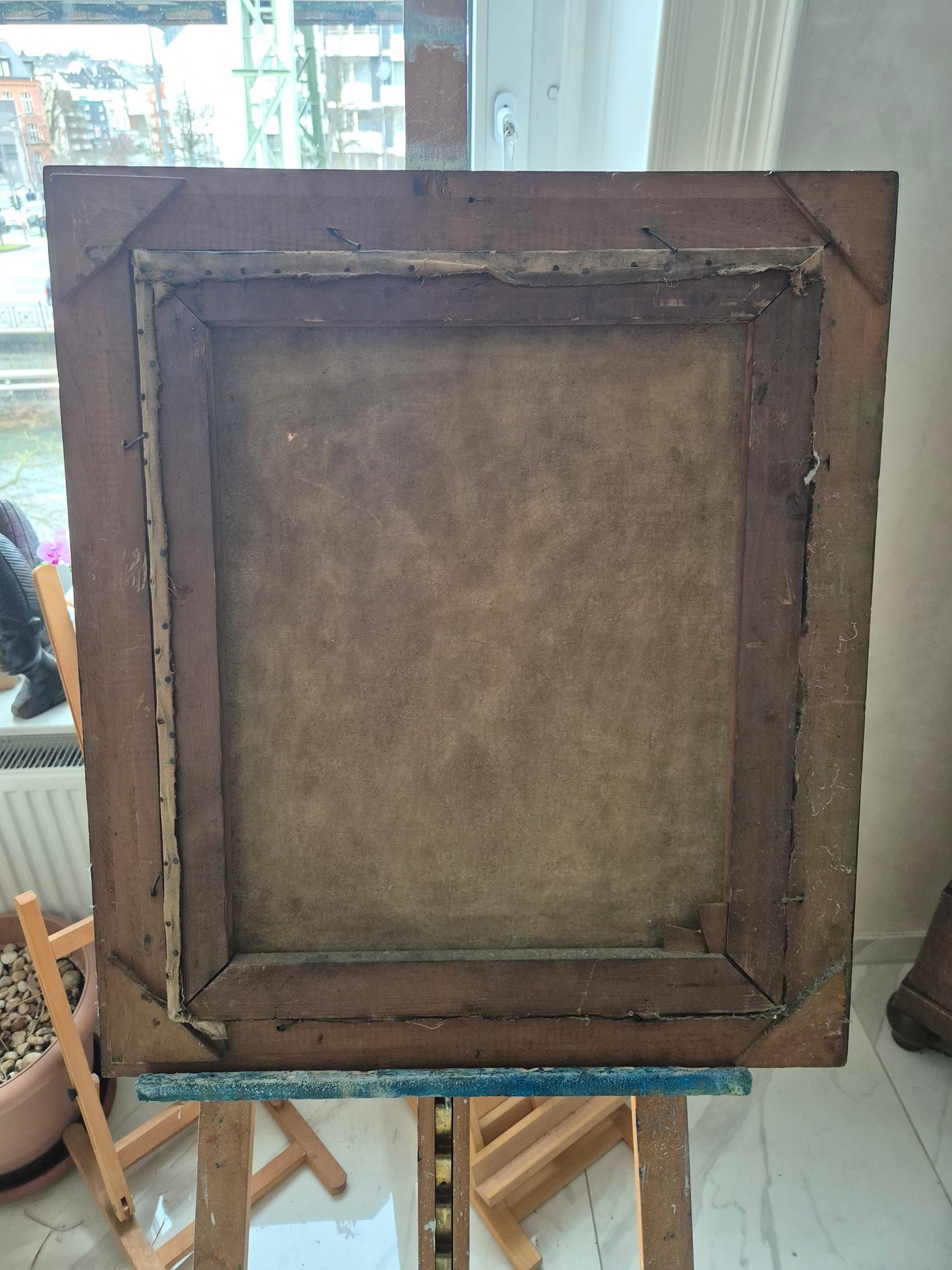 Europäische Malerschule (XIX-XX) Ölgemälde Stillleben Sonnenblumen