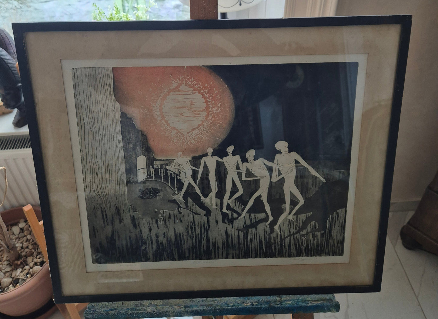 Roeland Eggermont (XX) Aquatinta Handsigniert und Nummeriert 3/25