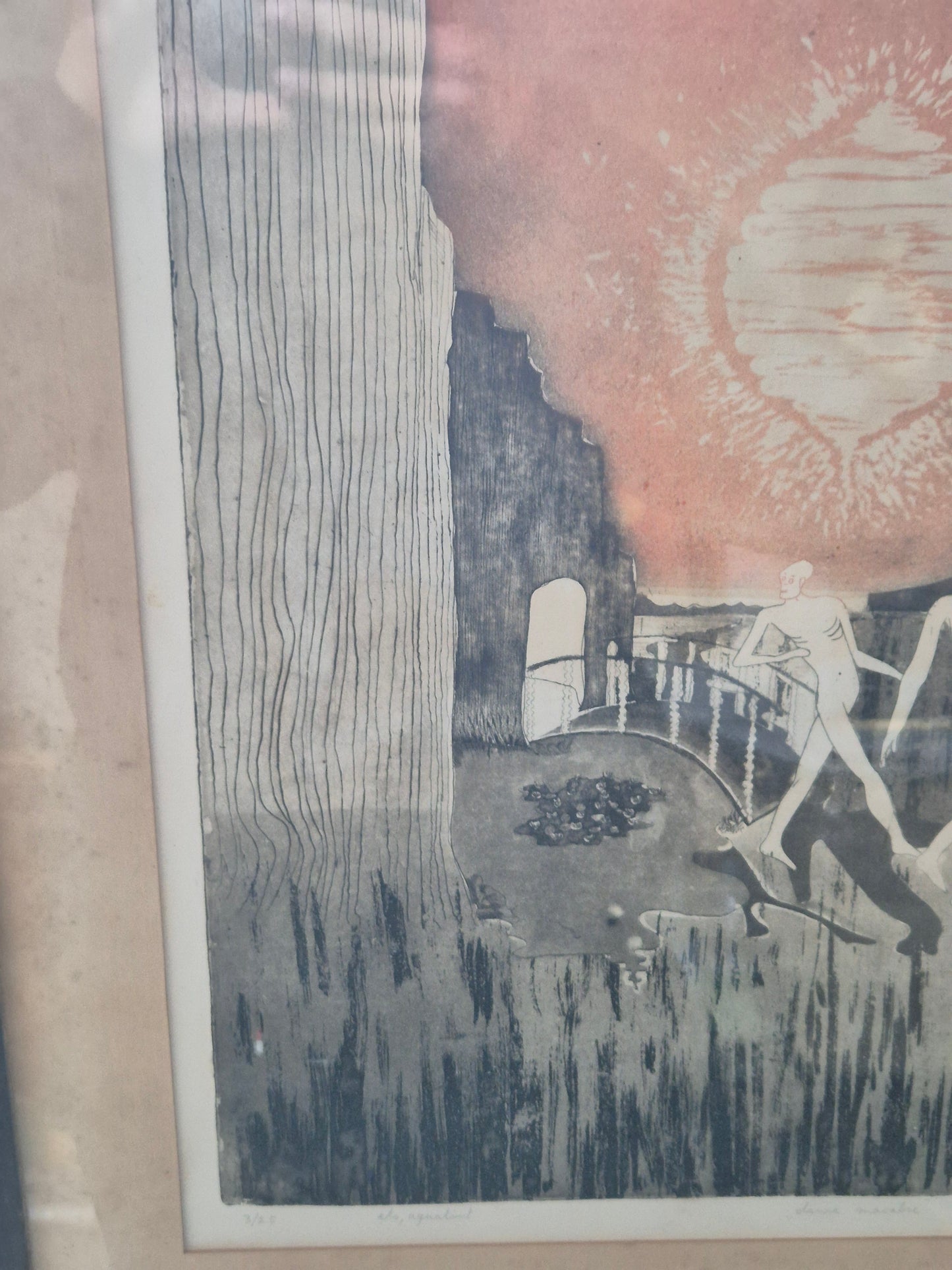 Roeland Eggermont (XX) Aquatinta Handsigniert und Nummeriert 3/25