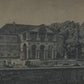 Schloss Dätzingen Druckgrafik Lithographie Landschaftsidylle Gerahmt
