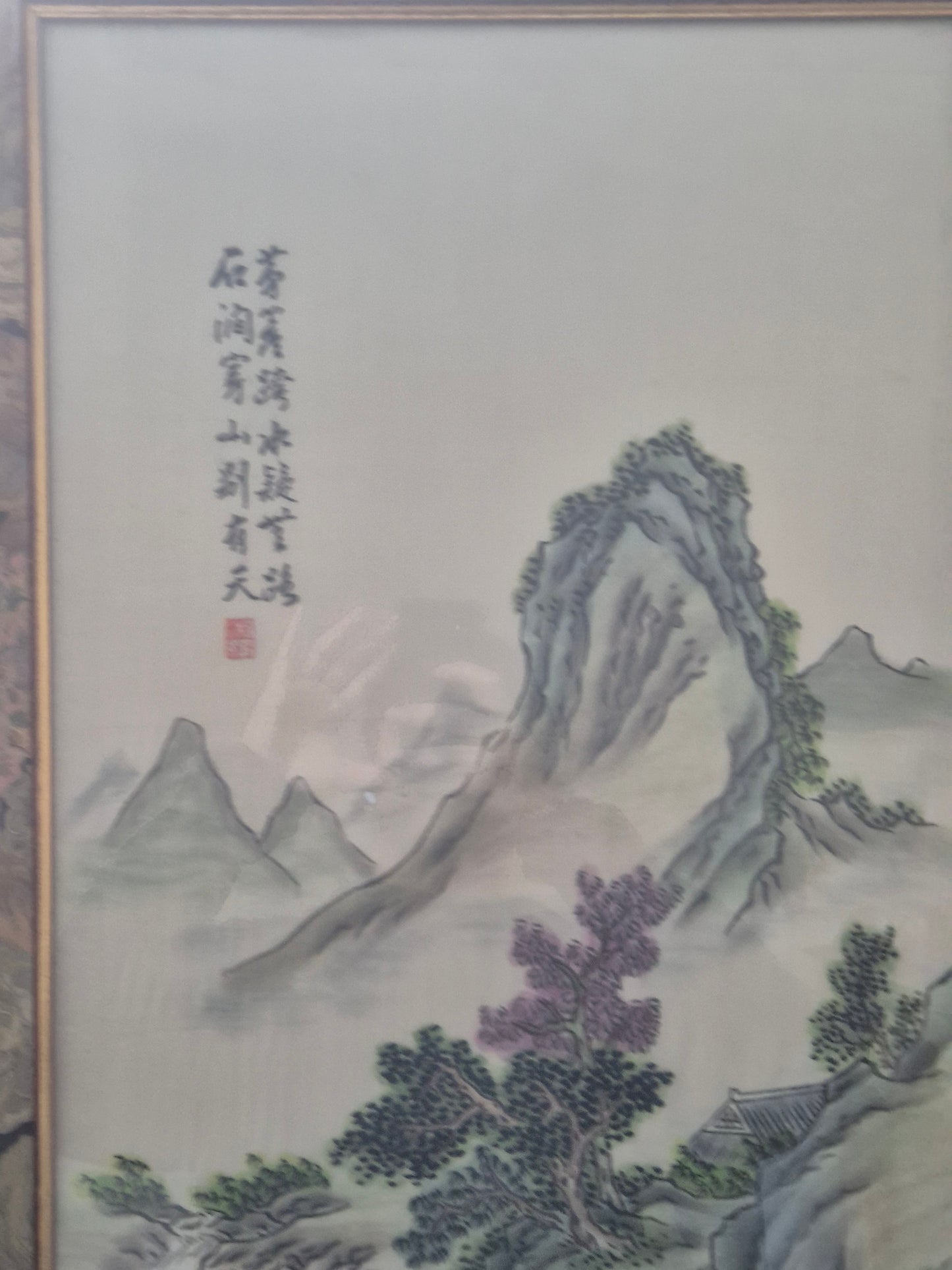Hochwertiger Kunstdruck Chinesischer Jin Zhai Berg Fluss Landschaft