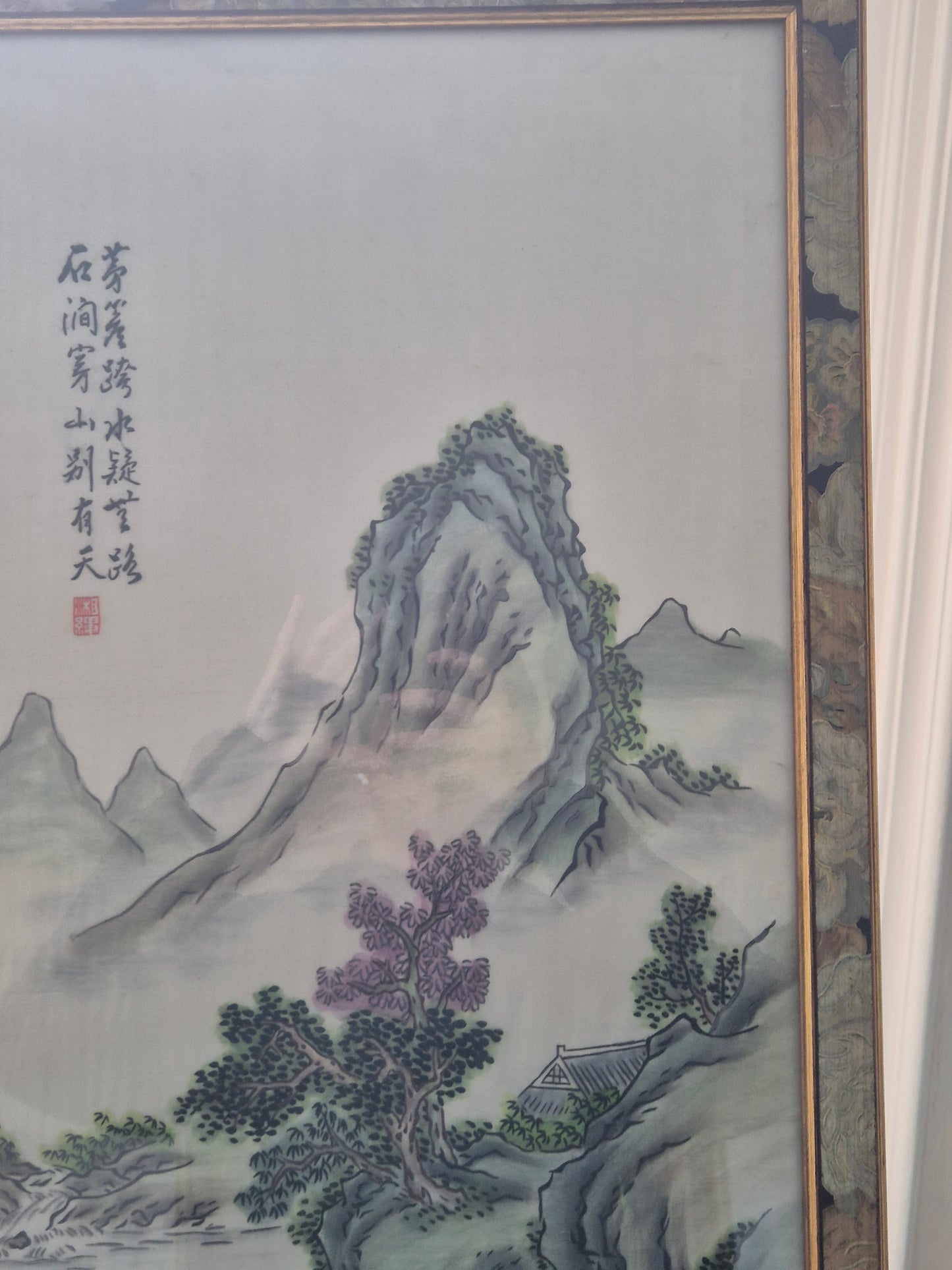 Hochwertiger Kunstdruck Chinesischer Jin Zhai Berg Fluss Landschaft