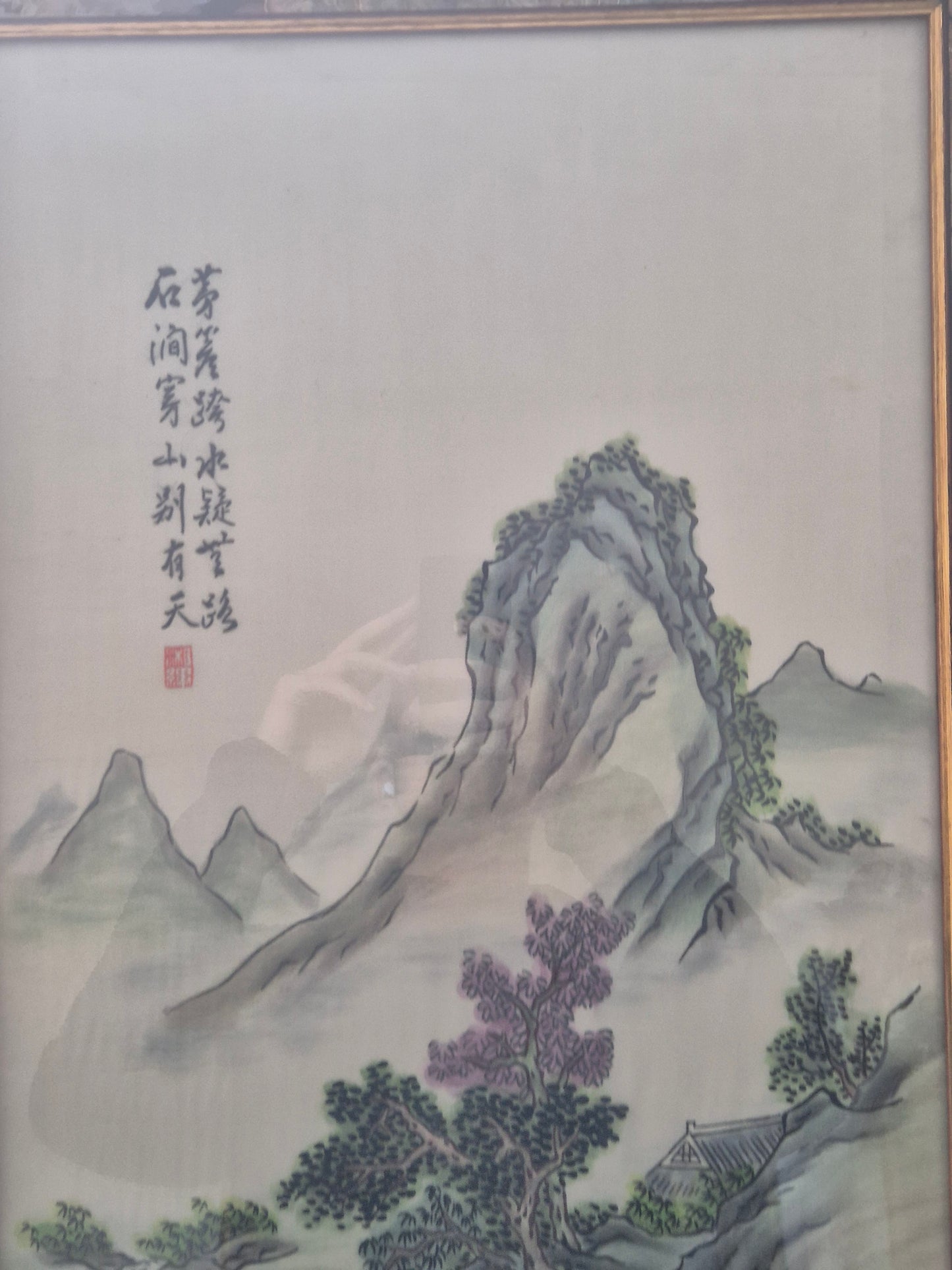 Hochwertiger Kunstdruck Chinesischer Jin Zhai Berg Fluss Landschaft