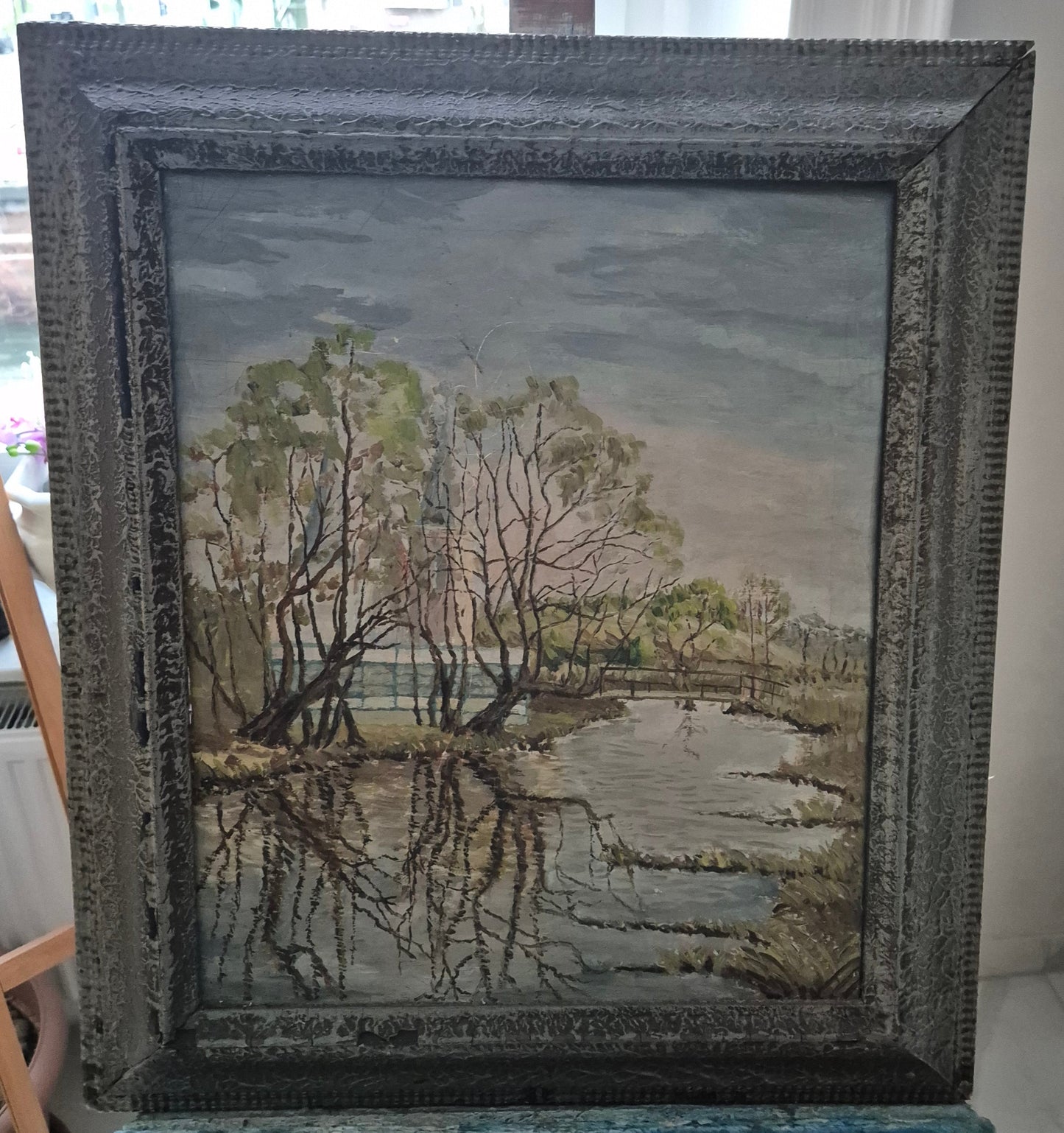 Aquarellmalerei (XX) Landschaft Stadtpark Moorlandschaft Fluss