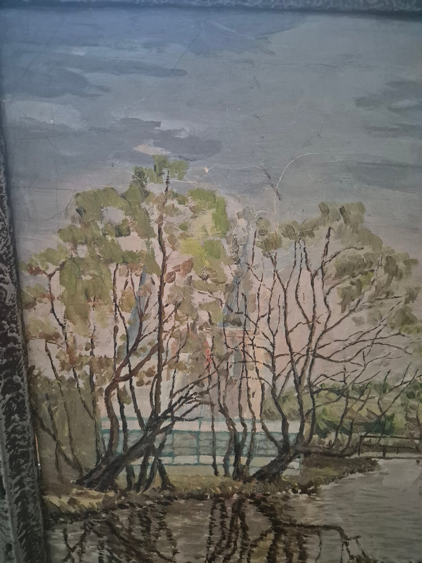 Aquarellmalerei (XX) Landschaft Stadtpark Moorlandschaft Fluss