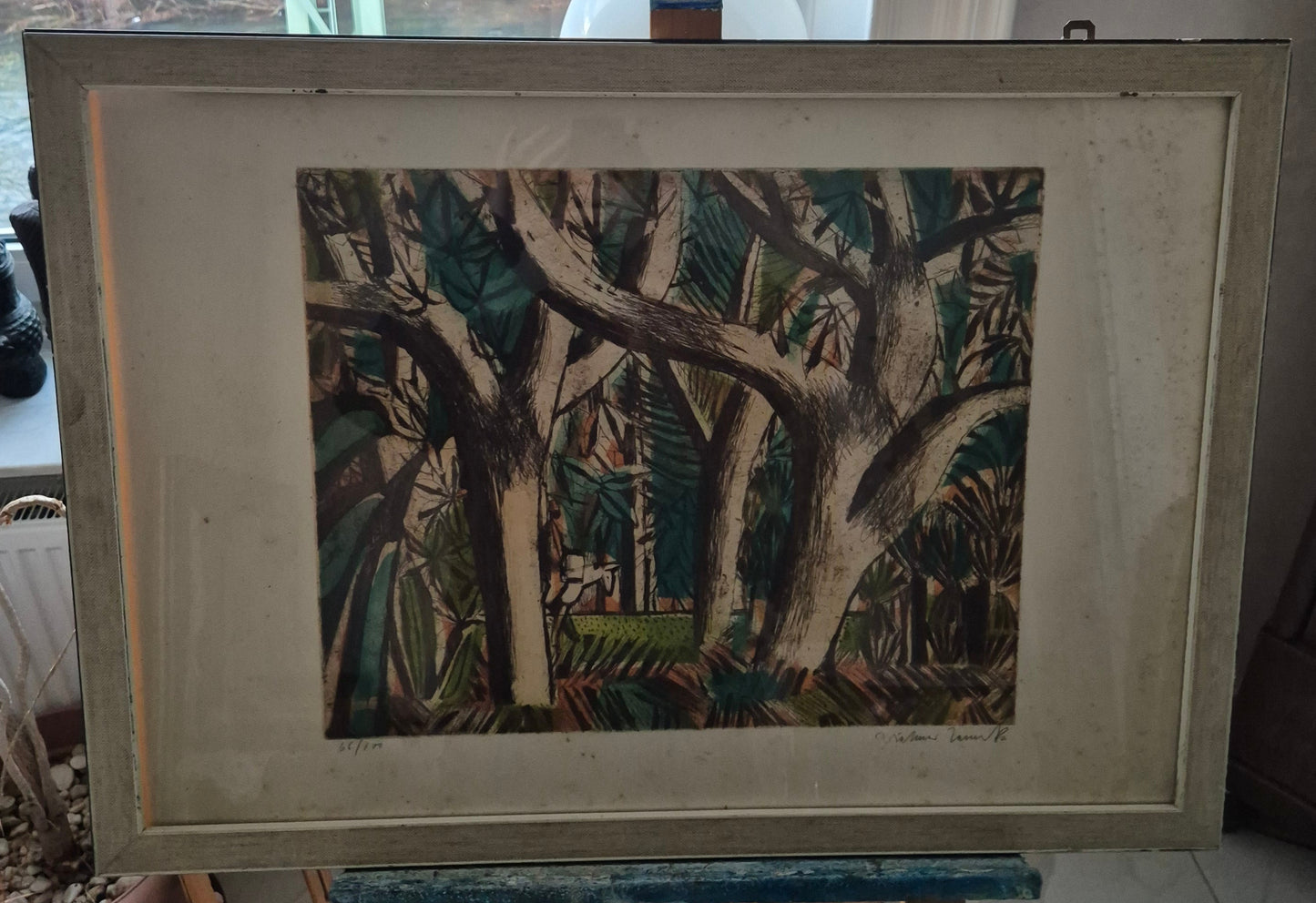 Albert Janesch (1889-1973) Farblithographie Handsigniert und Nummeriert