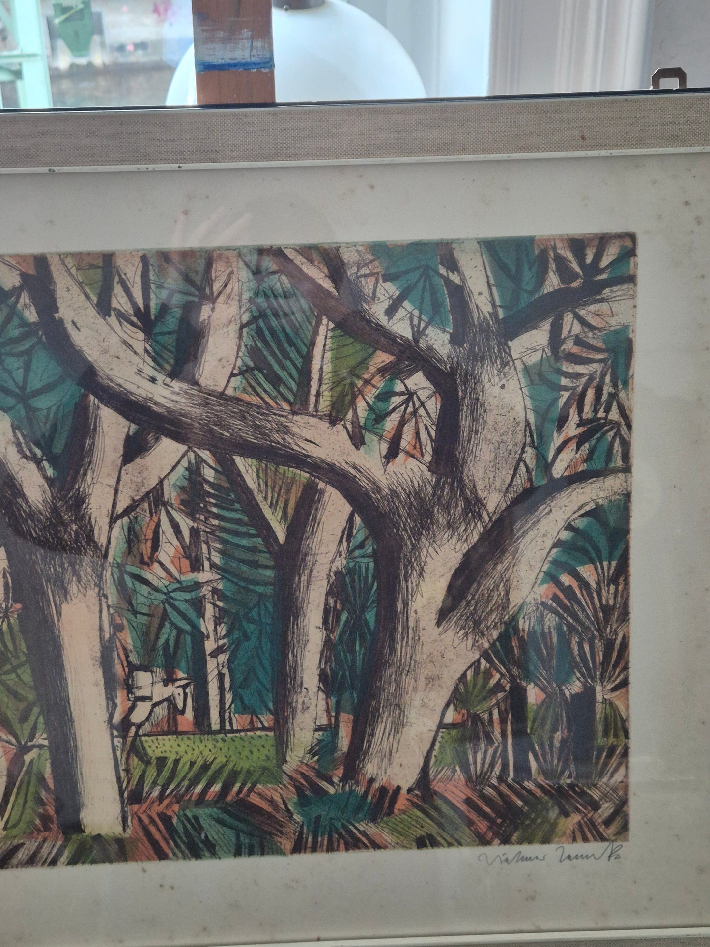 Albert Janesch (1889-1973) Farblithographie Handsigniert und Nummeriert