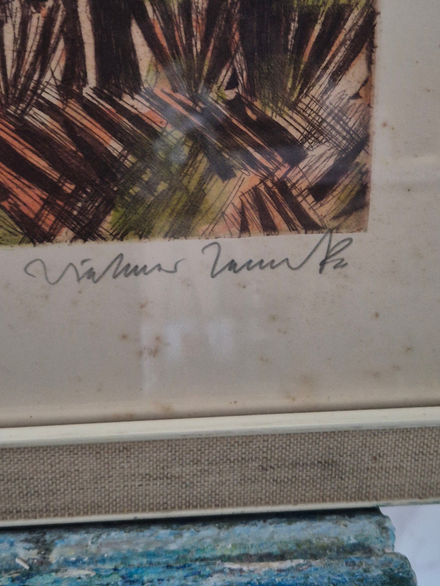 Albert Janesch (1889-1973) Farblithographie Handsigniert und Nummeriert